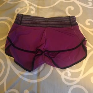 lululemon speed shorts
